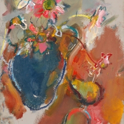 vase-with-flowers-and-2-pears